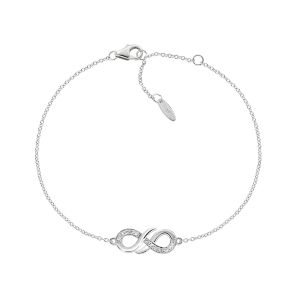 Bracciale Amen Donna Amore in Argento Zircone BRINLUBBZ - BRINLUBBZ